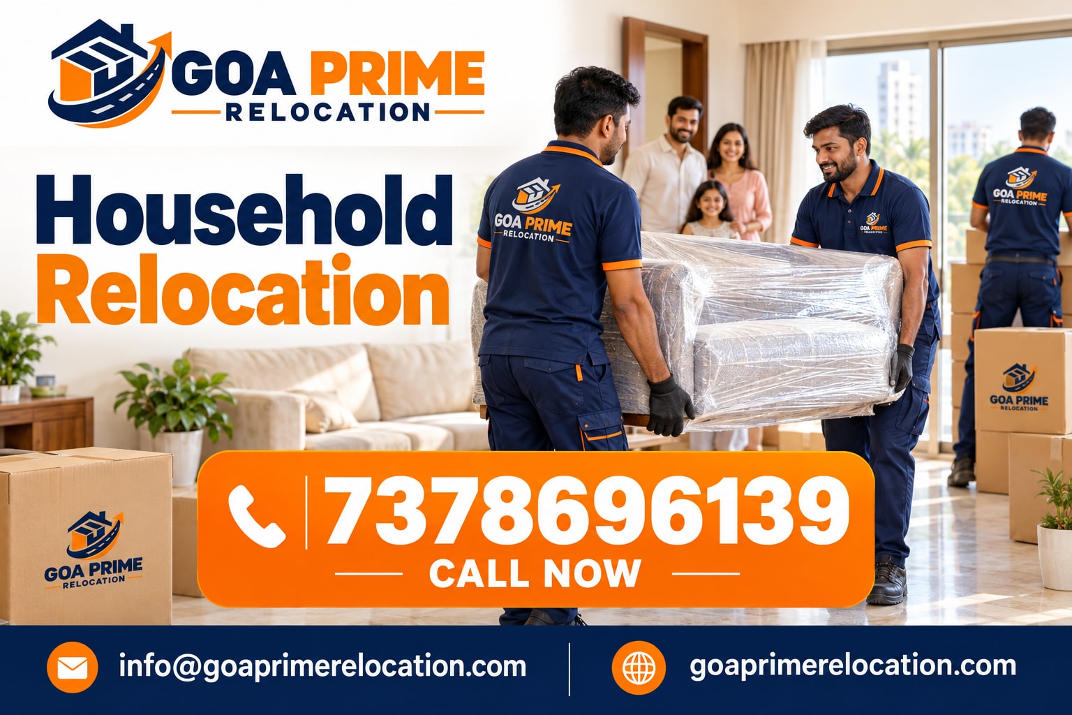 Goa Prime Relocation household moving services